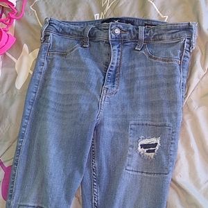 High rise crop jean jeggings